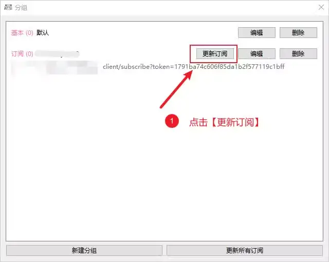 NekoRay 分组面板更新订阅拉取节点